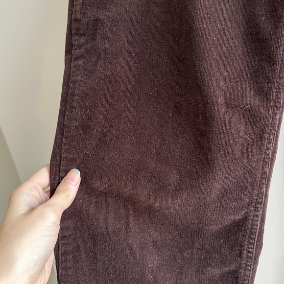 Charter Club Classic Fit Women's Dark Brown/Chocolate Corduroy Jeans, Size 8 - Picture 6 of 13